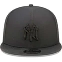 schwarze-snapback-kappe-mit-flachem-schirm-und-schwarzem-logo-9fifty-gore-tex-der-new-york-yankees-mlb-von-new-era
