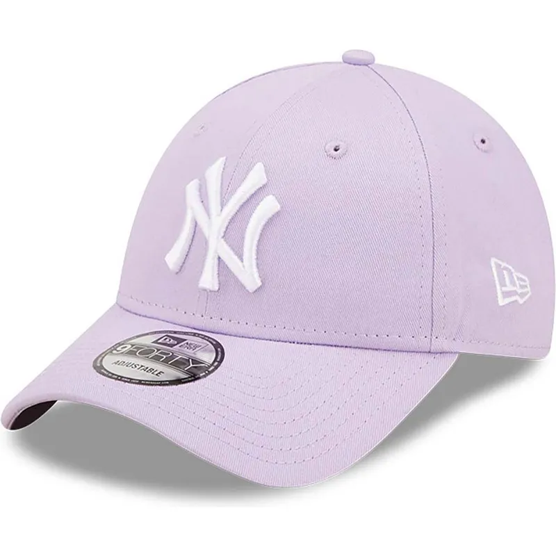 cepice-zaoblena-fialova-nastavitelny-pasek-9forty-league-essential-new-york-yankees-mlb-new-era