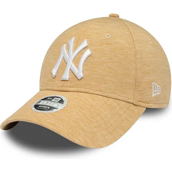 Čepice zaoblená béžová nastavitelný 9FORTY Jersey New York Yankees MLB New Era