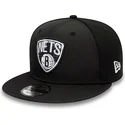 schwarze-snapback-kappe-9fifty-print-infill-der-brooklyn-nets-nba-von-new-era