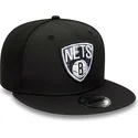 schwarze-snapback-kappe-9fifty-print-infill-der-brooklyn-nets-nba-von-new-era
