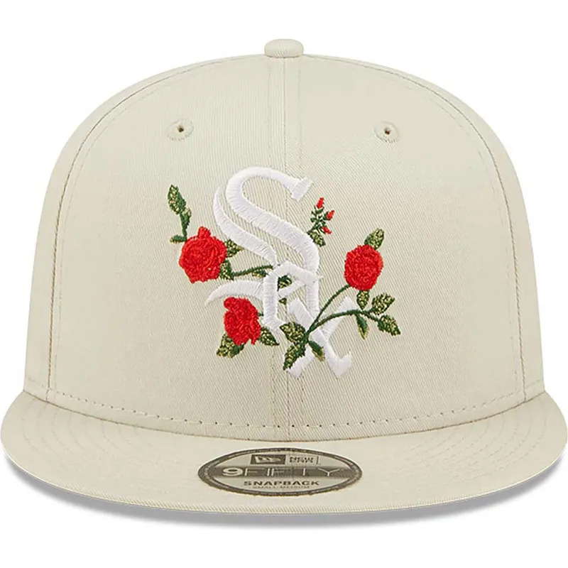 cepice-rovna-bezova-snapback-9fifty-flower-chicago-white-sox-mlb-new-era