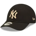 cap-zaoblena-black-adjustable-strap-pro-deti-pequeno-9forty-league-essential-new-york-yankees-mlb-new-era