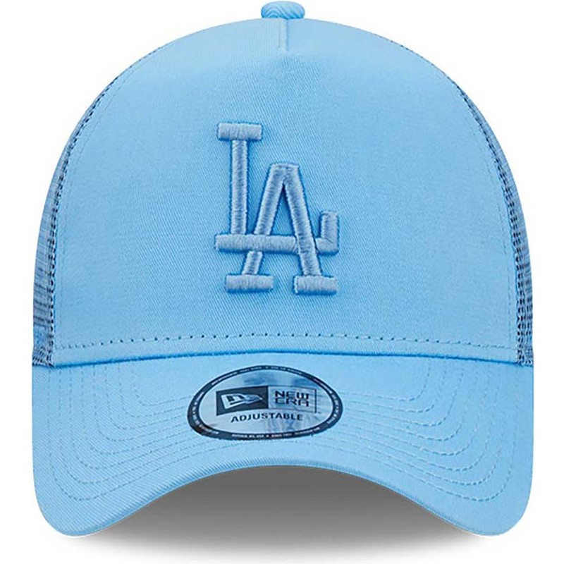 new-era-blue-logo-a-frame-tonal-mesh-los-angeles-dodgers-mlb-blue-trucker-hat