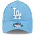 verstellbare-blaue-kinder-cap-mit-gebogenem-schirm-9forty-league-essential-der-los-angeles-dodgers-mlb-von-new-era