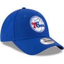 new-era-curved-brim-9forty-league-philadelphia-76ers-nba-blue-adjustable-cap