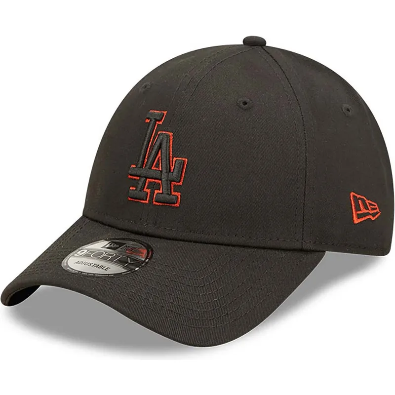 cepice-zaoblena-cerna-nastavitelny-9forty-team-outline-los-angeles-dodgers-mlb-new-era