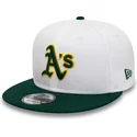 weiss-grune-snapback-kappe-rickey-henderson-9fifty-crown-patches-der-oakland-athletics-mlb-von-new-era