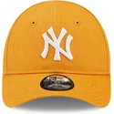 cepice-zaoblena-oranzova-nastavitelny-pro-deti-9forty-league-essential-new-york-yankees-mlb-new-era
