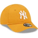 cepice-zaoblena-oranzova-nastavitelny-pro-deti-9forty-league-essential-new-york-yankees-mlb-new-era