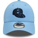 new-era-9forty-verstellbare-kappe-mit-gebogenem-schirm-und-historischem-logo-in-blau