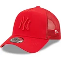 cepice-zaoblena-zadne-zvire-cervena-snapback-a-frame-tonal-mesh-new-york-yankees-mlb-new-era