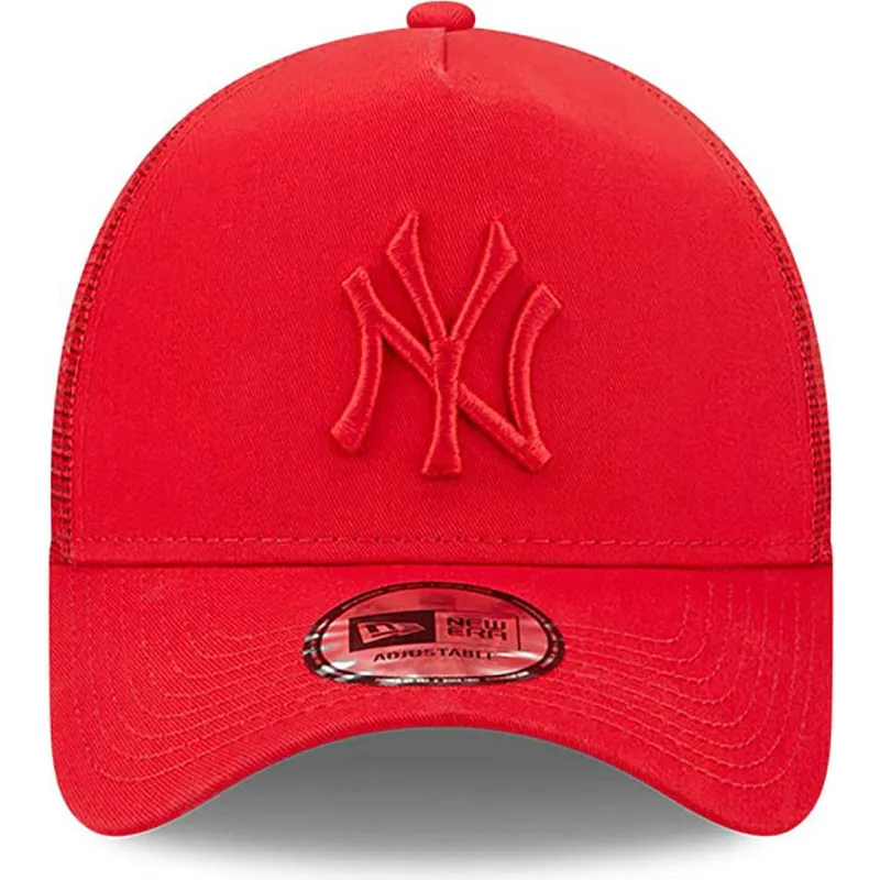 cepice-zaoblena-zadne-zvire-cervena-snapback-a-frame-tonal-mesh-new-york-yankees-mlb-new-era