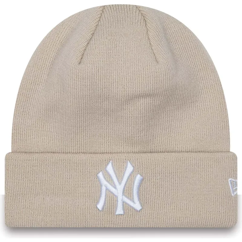 cap-beige-cuff-league-essential-new-york-yankees-mlb-new-era