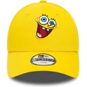 cepice-zaoblena-zluta-nastavitelny-pro-deti-9forty-spongebob-new-era