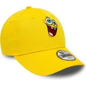 cepice-zaoblena-zluta-nastavitelny-pro-deti-9forty-spongebob-new-era