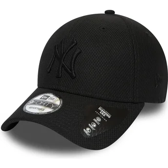 Čepice zaoblená černá nastavitelný pásek 9FORTY Diamond Era New York Yankees MLB New Era