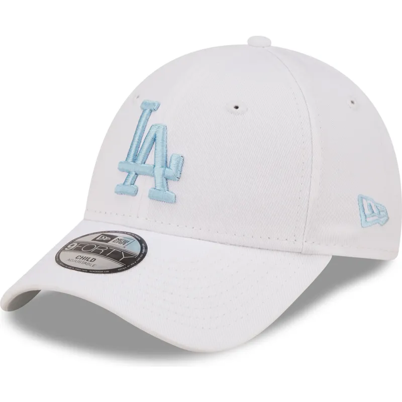 cepice-zaoblena-bila-nastavitelny-pro-deti-9forty-league-essential-los-angeles-dodgers-mlb-new-era