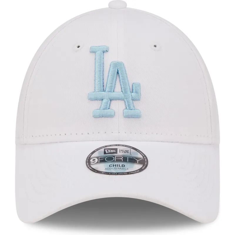 cepice-zaoblena-bila-nastavitelny-pro-deti-9forty-league-essential-los-angeles-dodgers-mlb-new-era
