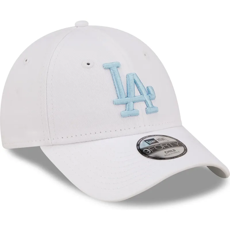 cepice-zaoblena-bila-nastavitelny-pro-deti-9forty-league-essential-los-angeles-dodgers-mlb-new-era