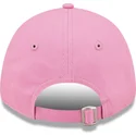 verstellbare-rosa-curved-cap-fur-kinder-9forty-league-essential-der-new-york-yankees-mlb-von-new-era