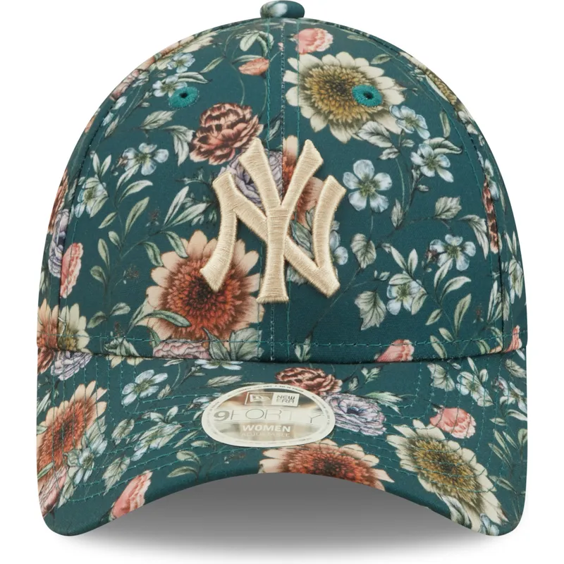 cepice-zaoblena-zelena-nastavitelny-9forty-all-over-print-floral-new-york-yankees-mlb-new-era