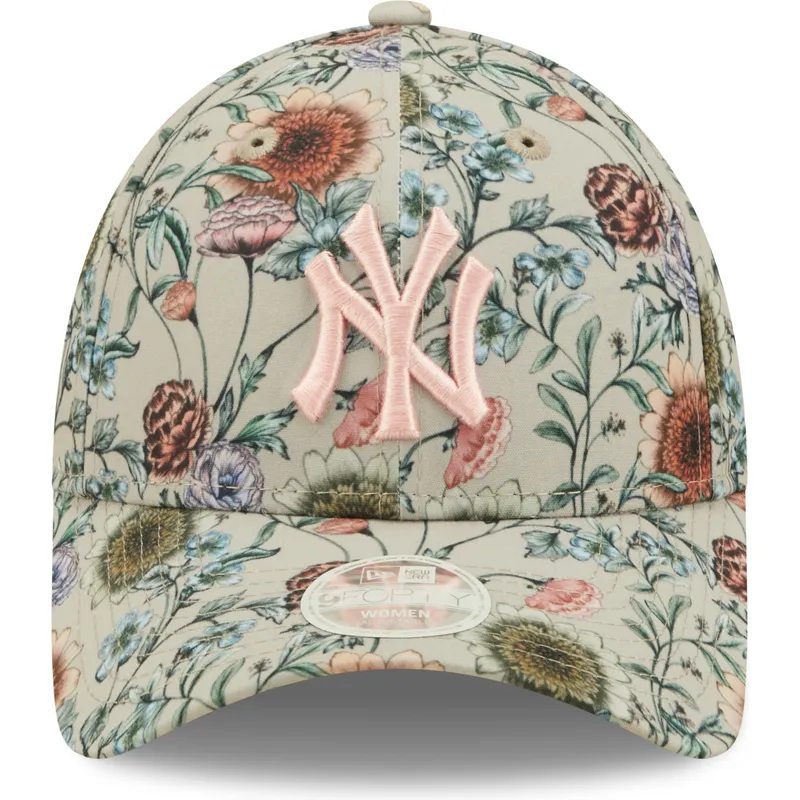 cap-zaoblena-beige-adjustable-strap-9forty-all-over-print-floral-new-york-yankees-mlb-new-era cap-zaoblena-beige-adjustable-strap-9forty-all-over-print-floral-new-york-yankees-mlb-new-era