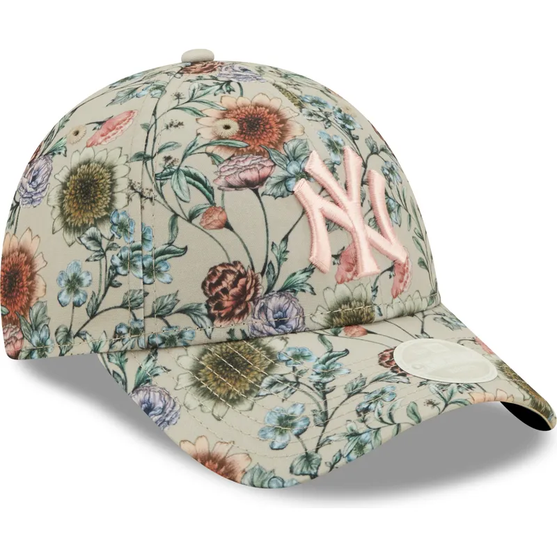 cap-zaoblena-beige-adjustable-strap-9forty-all-over-print-floral-new-york-yankees-mlb-new-era cap-zaoblena-beige-adjustable-strap-9forty-all-over-print-floral-new-york-yankees-mlb-new-era