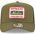 grune-trucker-kappe-buffalo-new-york-a-frame-state-patch-von-new-era
