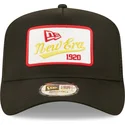 schwarze-trucker-kappe-1920-a-frame-state-patch-von-new-era