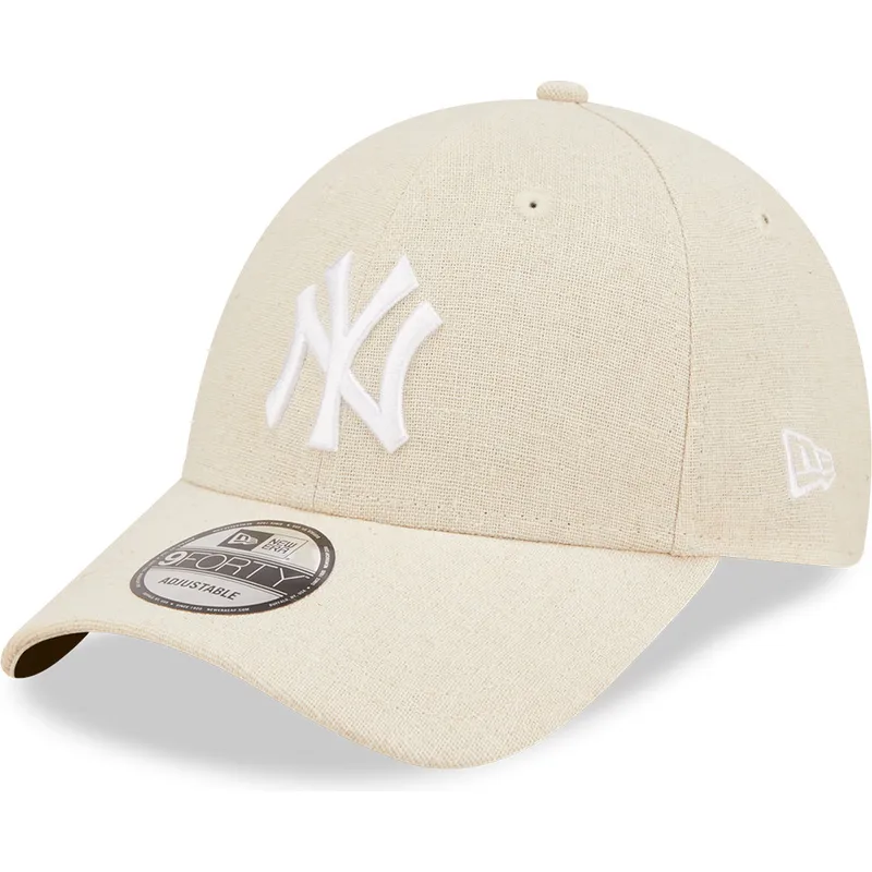 cepice-zaoblena-bezova-nastavitelny-9forty-linen-new-york-yankees-mlb-new-era