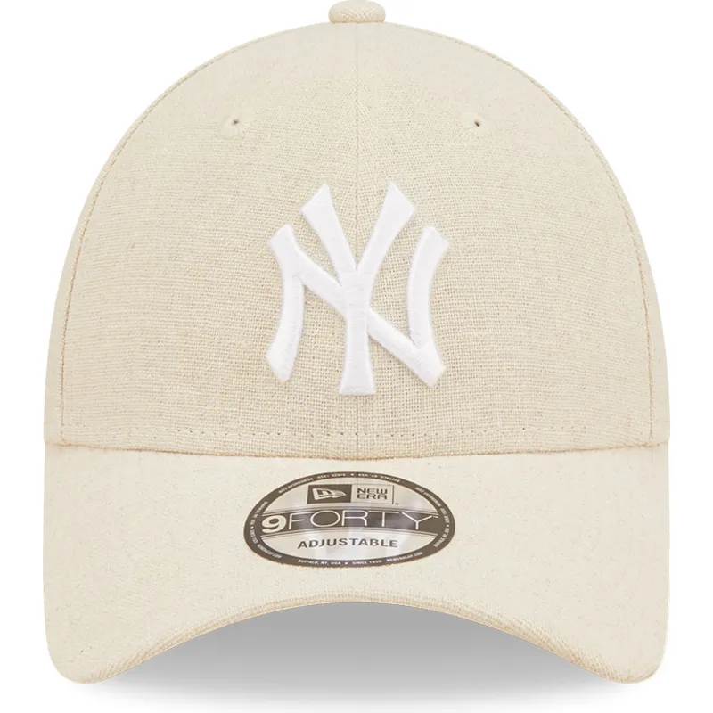 cepice-zaoblena-bezova-nastavitelny-9forty-linen-new-york-yankees-mlb-new-era