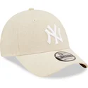 cepice-zaoblena-bezova-nastavitelny-9forty-linen-new-york-yankees-mlb-new-era