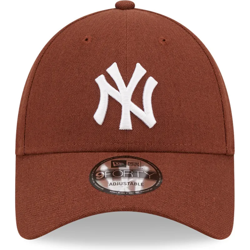 cepice-zaoblena-hneda-nastavitelny-9forty-linen-new-york-yankees-mlb-new-era