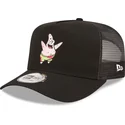 cepice-zaoblena-cerna-snapback-a-frame-spongebob-a-patrik-hvezda-new-era