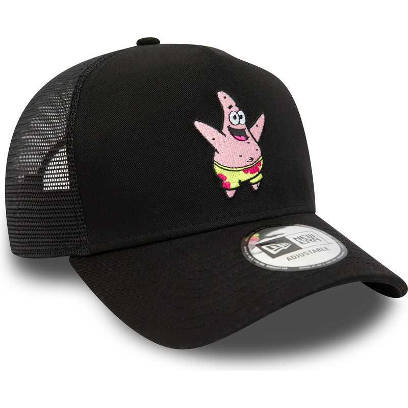 new-era-patrick-star-a-frame-spongebob-squarepants-black-trucker-hat