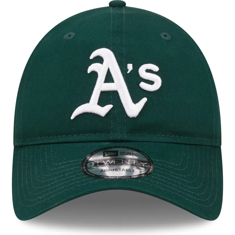 cepice-zaoblena-zelena-nastavitelny-9twenty-league-essential-oakland-athletics-mlb-new-era