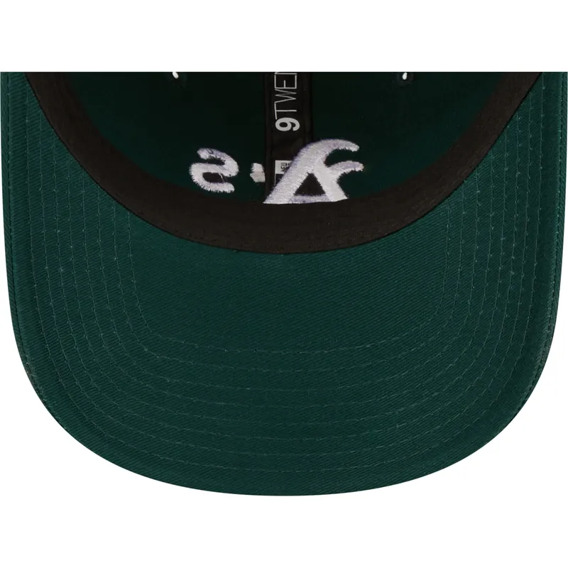 cepice-zaoblena-zelena-nastavitelny-9twenty-league-essential-oakland-athletics-mlb-new-era