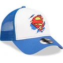 cap-zaoblena-blue-snapback-pro-deti-a-frame-superman-dc-comics-new-era