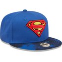 new-era-flat-brim-youth-superman-9fifty-dc-comics-blue-snapback-cap