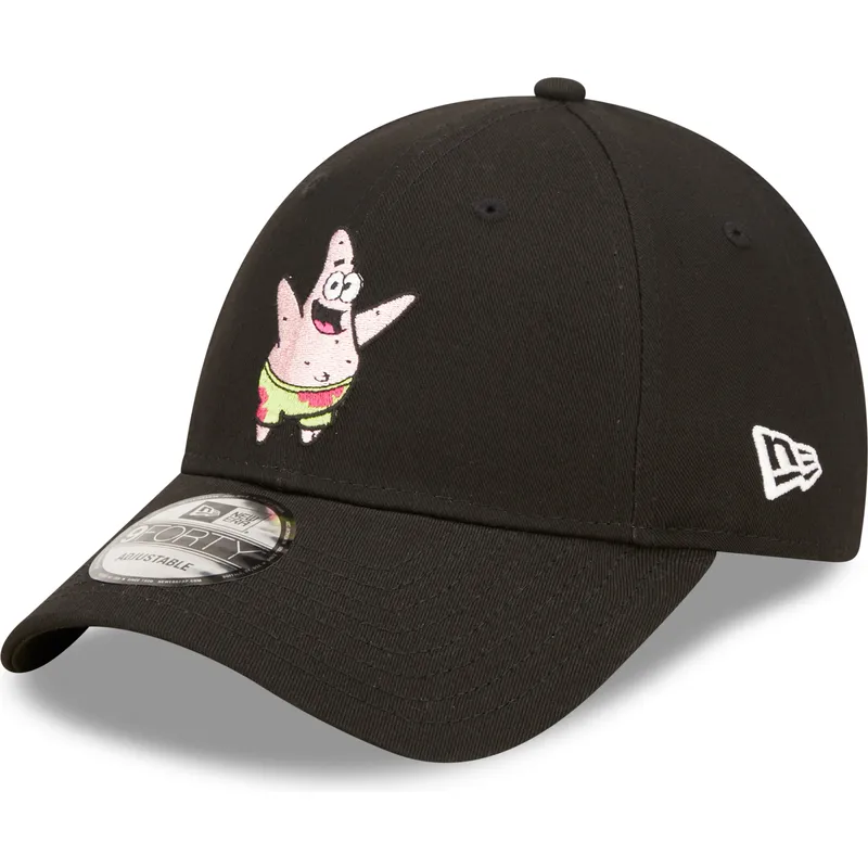 cepice-zaoblena-cerna-nastavitelny-9forty-spongebob-a-patrik-hvezda-new-era