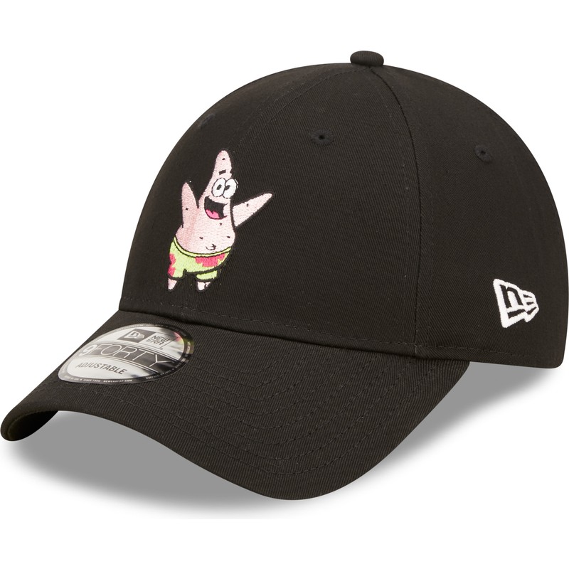 new-era-curved-brim-patrick-star-9forty-spongebob-squarepants-black-adjustable-cap