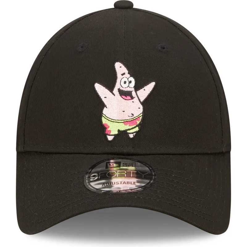 cepice-zaoblena-cerna-nastavitelny-9forty-spongebob-a-patrik-hvezda-new-era