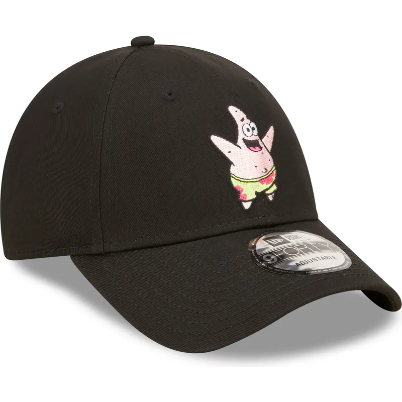 cepice-zaoblena-cerna-nastavitelny-9forty-spongebob-a-patrik-hvezda-new-era