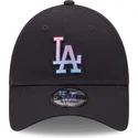 verstellbare-9forty-gradient-infill-kappe-in-marineblau-der-los-angeles-dodgers-mlb-von-new-era