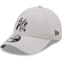 new-era-new-york-yankees-mlb-9forty-seasonal-infill-verstellbare-graue-kappe
