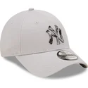 new-era-new-york-yankees-mlb-9forty-seasonal-infill-verstellbare-graue-kappe