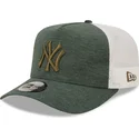 new-era-new-york-yankees-mlb-a-frame-jersey-essential-grune-trucker-kappe-mit-grunem-logo