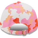 new-era-new-york-yankees-mlb-9forty-all-over-print-seasonal-verstellbare-rosa-kappe-mit-gebogenem-schirm