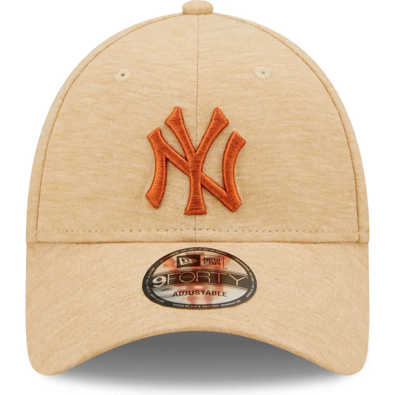 cap-zaoblena-brown-adjustable-strap-9forty-jersey-essential-new-york-yankees-mlb-new-era